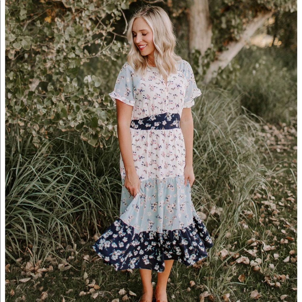 June and April Midi Dress